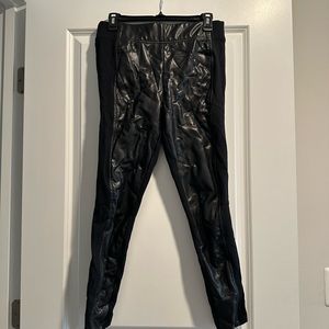 Loft leather/cotton leggings